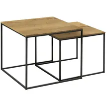 Uno Couchtisch 2er Set ¦ holzfarben