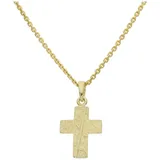 JuwelmaLux Kreuzanhänger Kreuz Anhänger Gold 333 massiv strukturiert JL20-02-1441 JuwelmaLux (1-tlg)