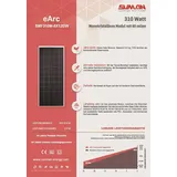 Solarmodul "Sunman" FLEX 310 W - flexibles Solarpanel ideal für Boote Camper uvm