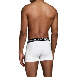 JACK & JONES Trunks white/white S 3er Pack