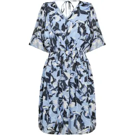 Kaffe Kleid Blusenkleid Blau 36