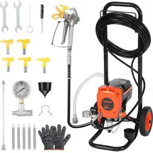 Vevor Airless-Farbspritzgerät Sprühgerät mit Standfuß 900 W 3300 psi