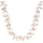 VALERO PEARLS Perlenkette unisize rosa / Silber