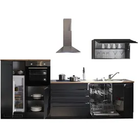 BASIC by Balculina Küchenblock 320 cm wahlweise mit E-Geräten, Jazz 4 - (B/H/T)