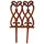 Esschert Design Beetzaun 15 x 28 cm rot