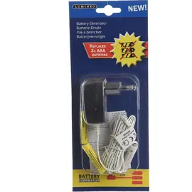 Lumineo Kaemingk 4.5Volt Batterie Adapter AAA weiß,3x AAA