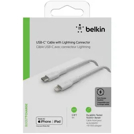 Belkin USB-C auf Lightning 1 m Weiß