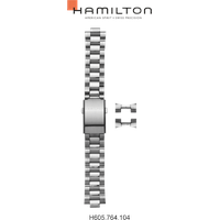 Hamilton Metall Khaki Aviation Band-set Edelstahl H695.764.104 - silber
