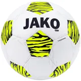 Jako Trainingsball Wild Weiß/Neongelb/Schwarz 4