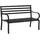 Outsunny Metallbank Modell 2 125 x 62 x 82 cm schwarz