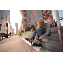 K2 GRID 90 Inline Skate 2025 grey/purple - 42