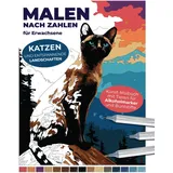 whiteraven books Malen nach Zahlen für Erwachsene | Katzen und entspannende Landschaften | Kunst-Malbuch mit Tieren für Alkoholmarker und Buntstifte: Wecke den ... Entspannende Malbücher für Erwachsene)