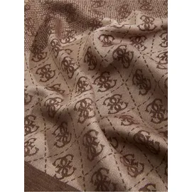 GUESS Tuch Eco Erica Kefiah 120x120 Brown Logo