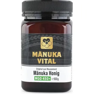 manuka vital MGO 450+ | Original, zertifiziert und natürlich aus Neuseeland 500 g