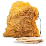 Zirbelino 5kg Anzündholz Brennholz - Feuer Anzünder aus Zirbenholz - Bio Kaminanzünder - für Grill, Kamin, Ofen - unbehandeltes Anmachholz