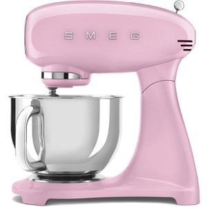 Smeg Küchenmaschine SMF03PKEU, 50er Retro Style, 800 Watt, Patisserie-Set, 4,8 Liter, cadillac pink