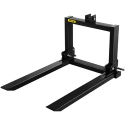 VEVOR Gabelverlängerung Stahl Gabelstapler 1000kg Tragfähigkeit CAT1 /CAT2 Montage 78x61x25cm Palettenwagen 20kg Hebepalette 3-Punkt-Anschluss Geeignet für alle Transport- und Speditionstransporter