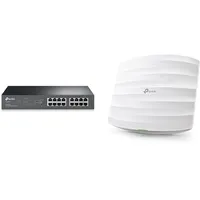 TP-Link TL-SG1016PE 16-Port-Gigabit-Easy-Smart-PoE Switch
