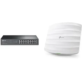 TP-Link TL-SG1016PE 16-Port-Gigabit-Easy-Smart-PoE Switch