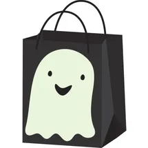 Amscan Geschenktüte 16 St. Schwarz/Weiß