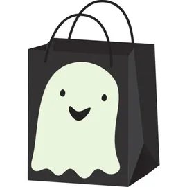 Amscan Geschenktüte 16 St. Schwarz/Weiß