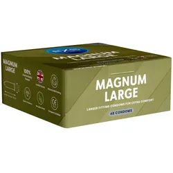 «Magnum» Extra Large, XXL-Kondome für noch mehr Freiraum (48 Kondome) 48 St
