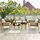 Costway Polyrattan Set 5-tlg. Braun