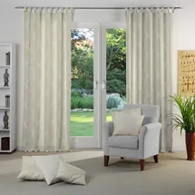 Wirth Vorhang WIRTH "Lahstedt" Gr. 4, beige (creme), B:135cm H:245cm, Jacquard, Polyacryl, Polyester, Gardinen