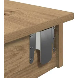 vidaXL Wand-Bartisch 102 x 45 x 103,5 cm Braun