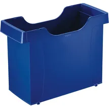 Leitz Hängemappenbox Uni-Box Plus blau (ohne Inhalt) Packung mit 4 Stück