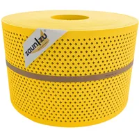 zaunzu® Sichtschutzstreifen 50 m x 19 cm Gelb Metall