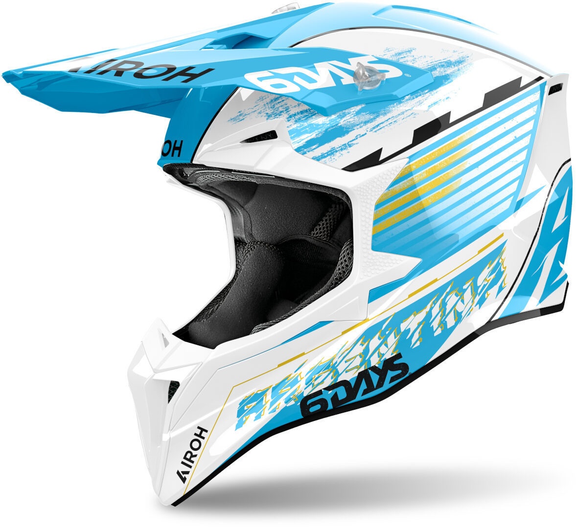 Airoh Wraaap Six Days Argentina Motorcross Helm, veelkleurig, 2XL