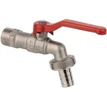 W. Kirchhoff Kugel-Auslaufhahn 3/4"AG x 1"AG x 3/4"T Messing