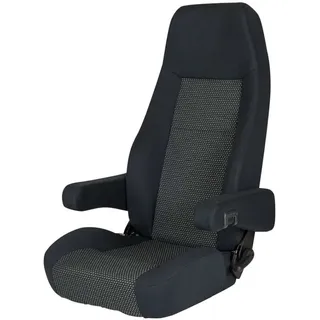 Sportscraft Sitz S9.1 Fahrer- und Beifahrersitz mit Lordosenstütze Ara schwarz/grau