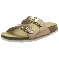 Superfit Mädchen FUSSBETTPANTOFFEL Hausschuhe, BRONZE 9000