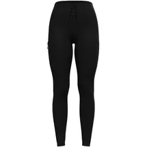 Odlo Damen Zeroweight Pro Windproof Warm Tights (Größe M, schwarz)