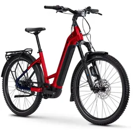 Haibike Trekking 9 Low 2025 27,5 Zoll RH 45 cm dynamite red/blue