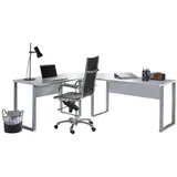 BMG Möbel Eckschreibtisch Office Edition Grau