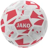 Jako Trainingsball Contrast, weiß/Coral, 4