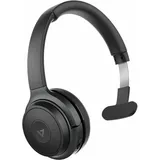 V7 HB605M - Headset On-Ear kabellos USB-C), Office Headset, Grau