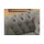 S-Style Chesterfield Polstergarnitur Samt 2-Sitzer + Sessel Grau