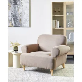 Beliani Sessel KIBERG Stoff 0 x 0 x 0 cm Beige