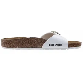 Birkenstock Madrid Birko-Flor Lack schmal patent white 36