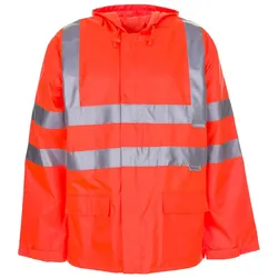 Planam Warnschutz Regenjacke 2061 orange, Größe: L