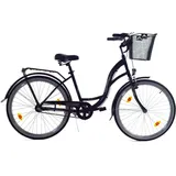 26 Zoll Mädchenfahrrad Mädchen Damen City Fahrrad Bike Rad Nexus STVO Licht 3 Ga