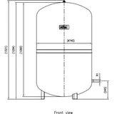 Reflex 6 bar 500 l Grau