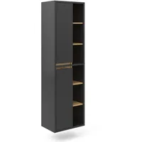 Vicco Viola Hochschrank 50 x 170 cm Anthrazit Holz