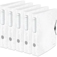 Leitz Qualitäts-Ordner 180° Active WOW, 5er Pack, A4, Schmal,