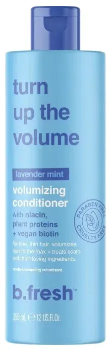 b.fresh Volumen-Conditioner für feines, dünnes Haar - 355 ml | Mit Niacin | Pflanzenproteine & Biotin | Mehr Volumen