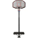 vidaXL Basketballständer Schwarz 258-363 cm Polyethylen